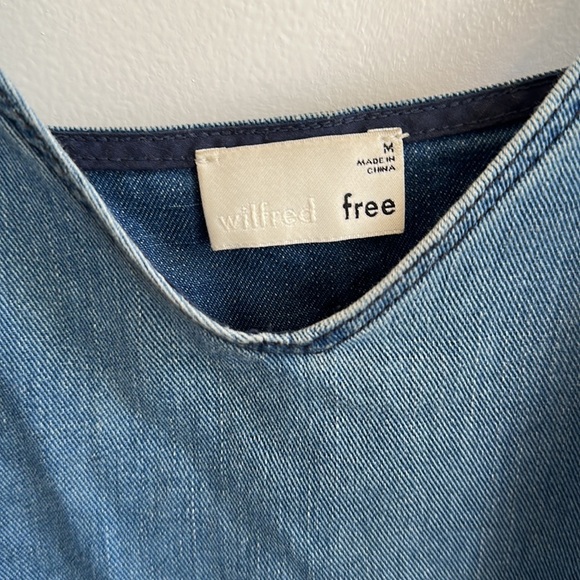 Aritzia Wilfred Free Vivianne Denim Dress - Picture 3 of 10